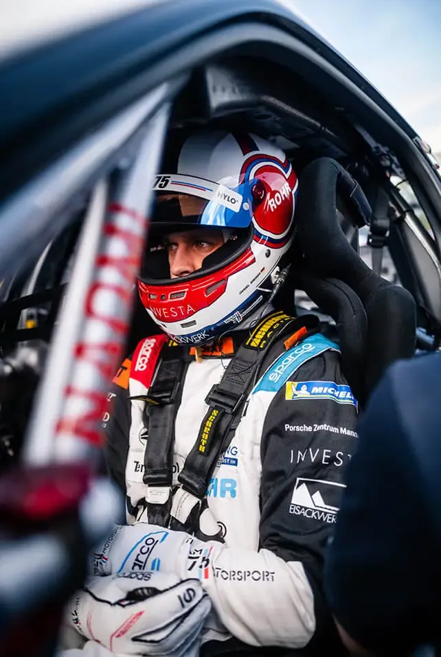 Daniel in the cockpit